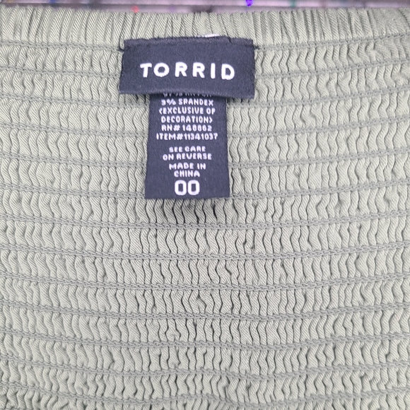 Torrid - Olive lace cami - Picture 6 of 7